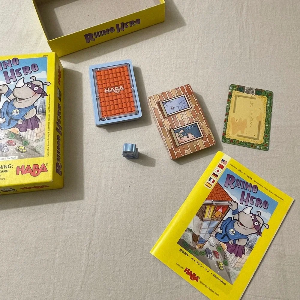 HABA Rhino Hero Card Game‎ 3D Stacking Fun Family Game Ages 5+